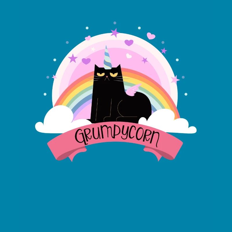 Grumpycorn Grumpy Einhorn Katze