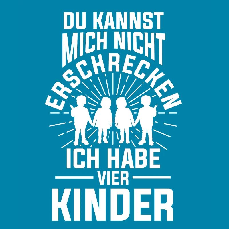 Vier Kinder Vater Papa Mutter Mama Eltern Geschenk