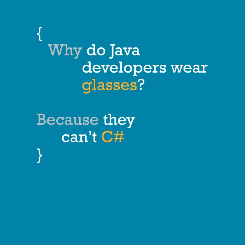 C# Code Joke Programmer Hacker C Sharp Coder