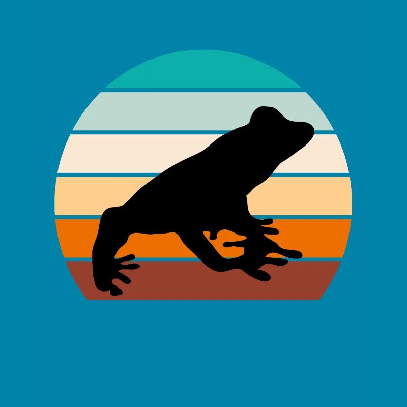 Retro Frog Vintage Toad Frog