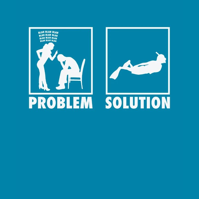 Snorkeling Snorkeler Déclaration Solution au problème.