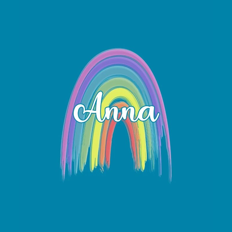 ANNA Rainbow Cursive