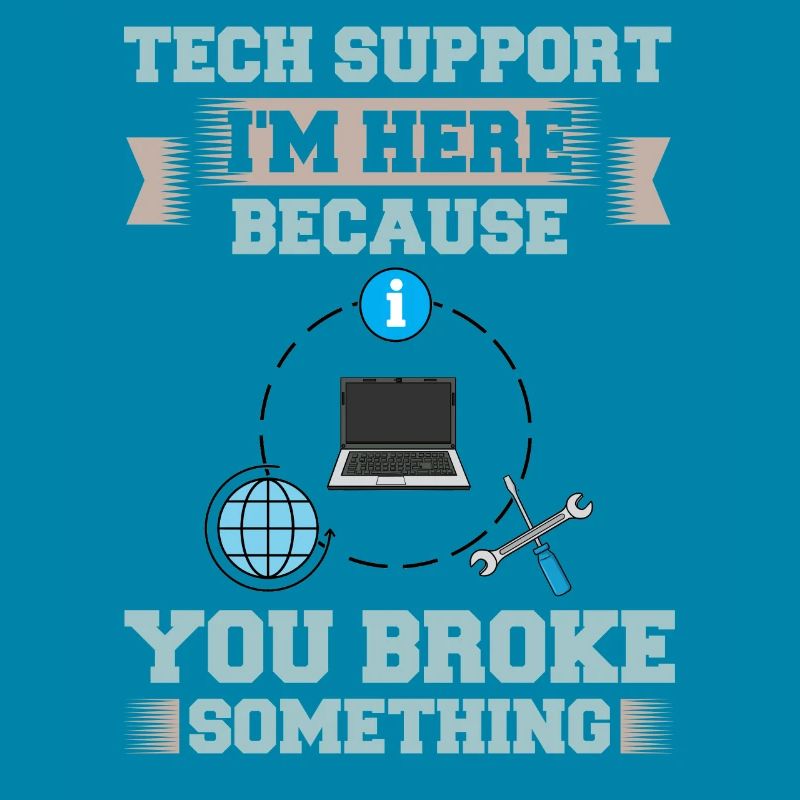 Tech Support IT Technischer Hilfe Helpdesk