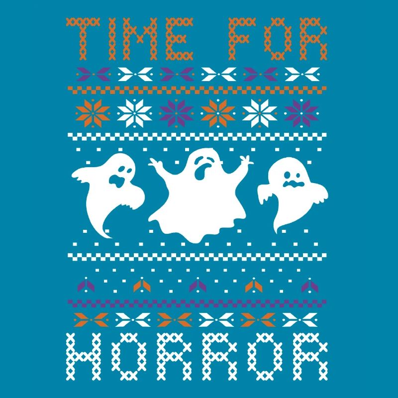 Stitch Pattern Ghost Creatures Halloween