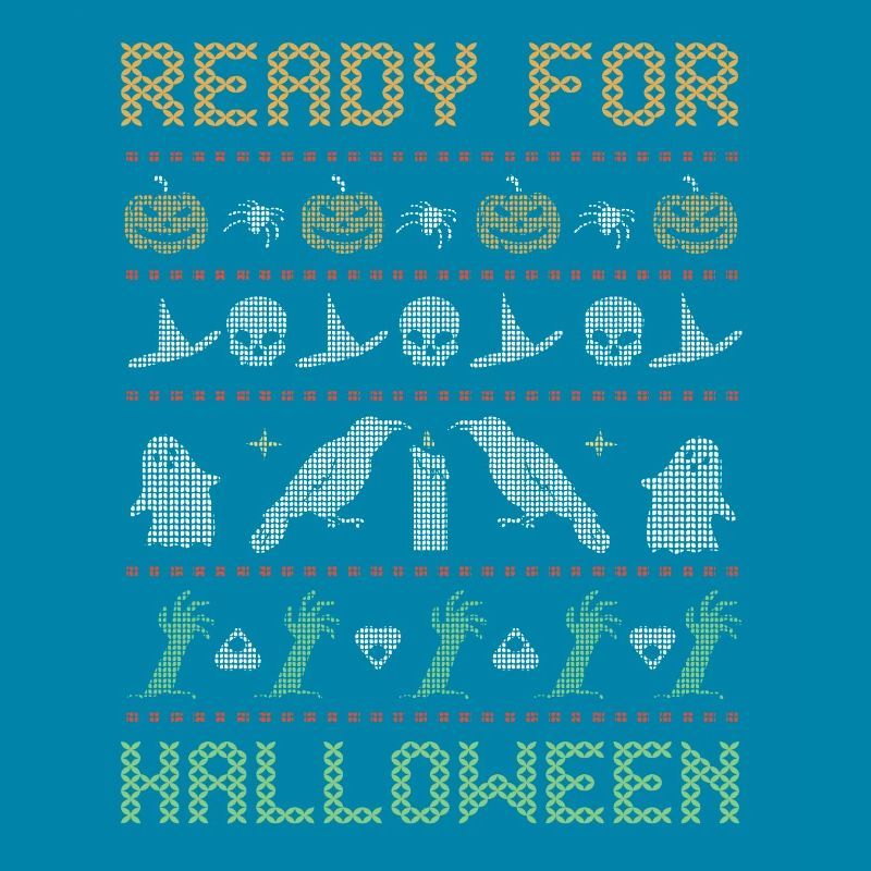 Stitch Pattern Horror Creatures Ready Halloween