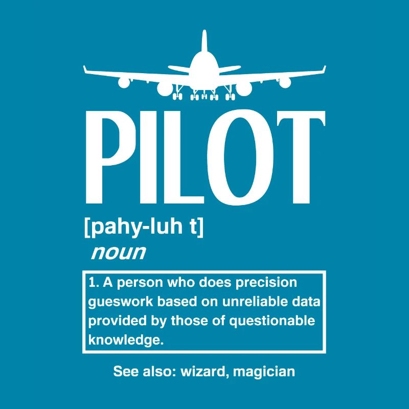 Flugzeug Luftfahrt Pilot Lustiges Piloten Geschenk