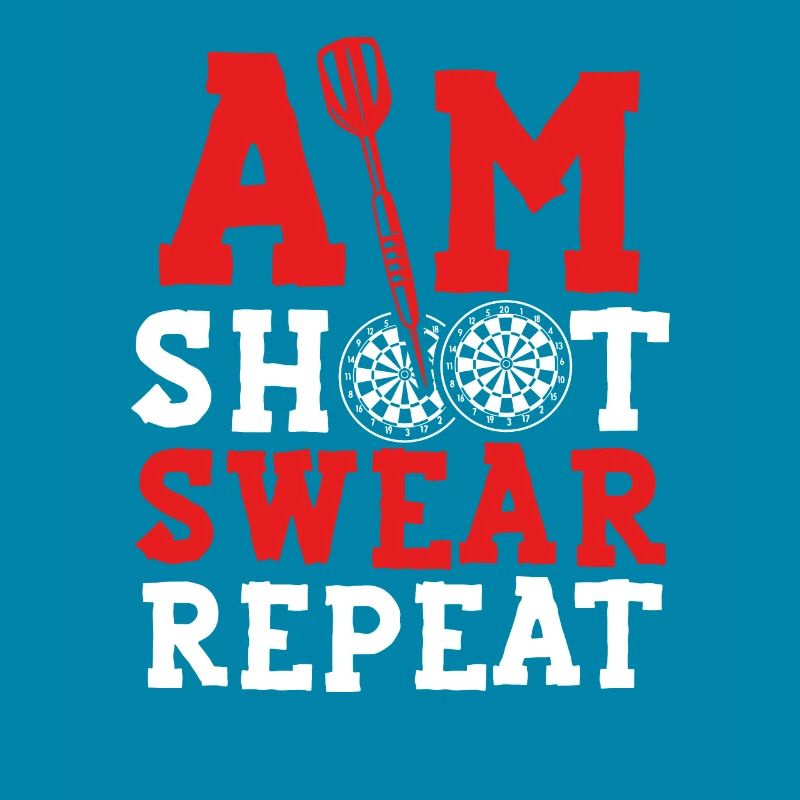 Target shooting, swearing, repeating