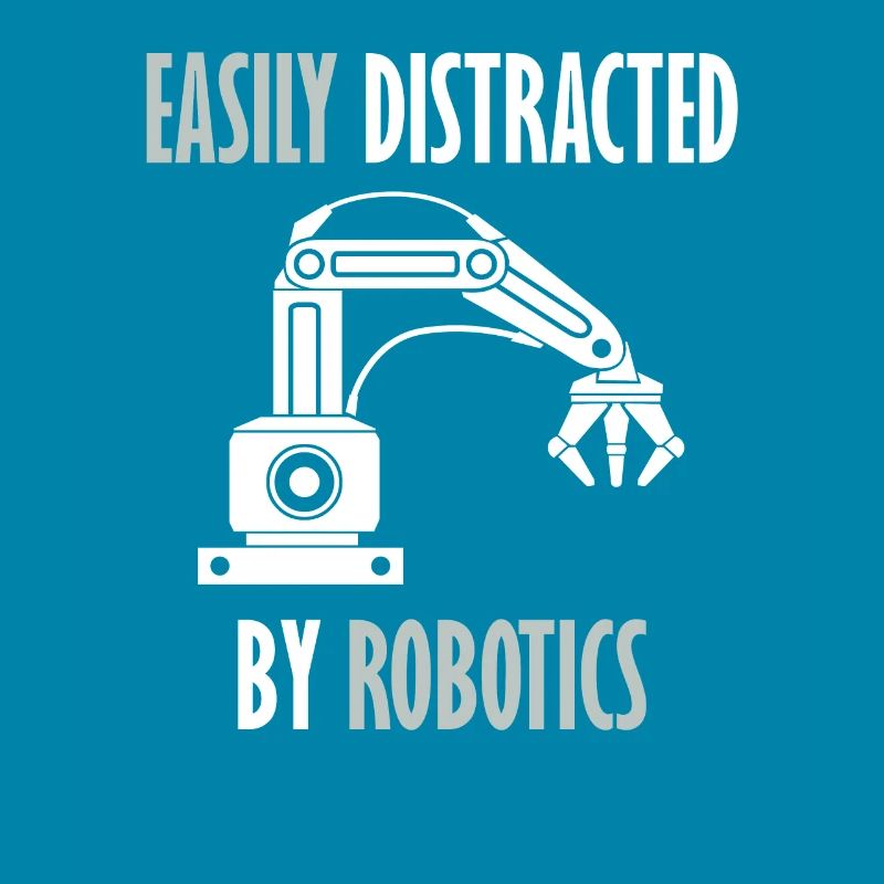 Abgelenkt von Robots Programming Coder Engineer