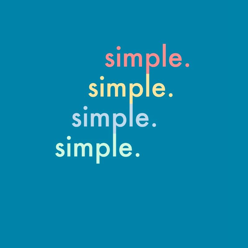 Conception de chemise simple - Simple