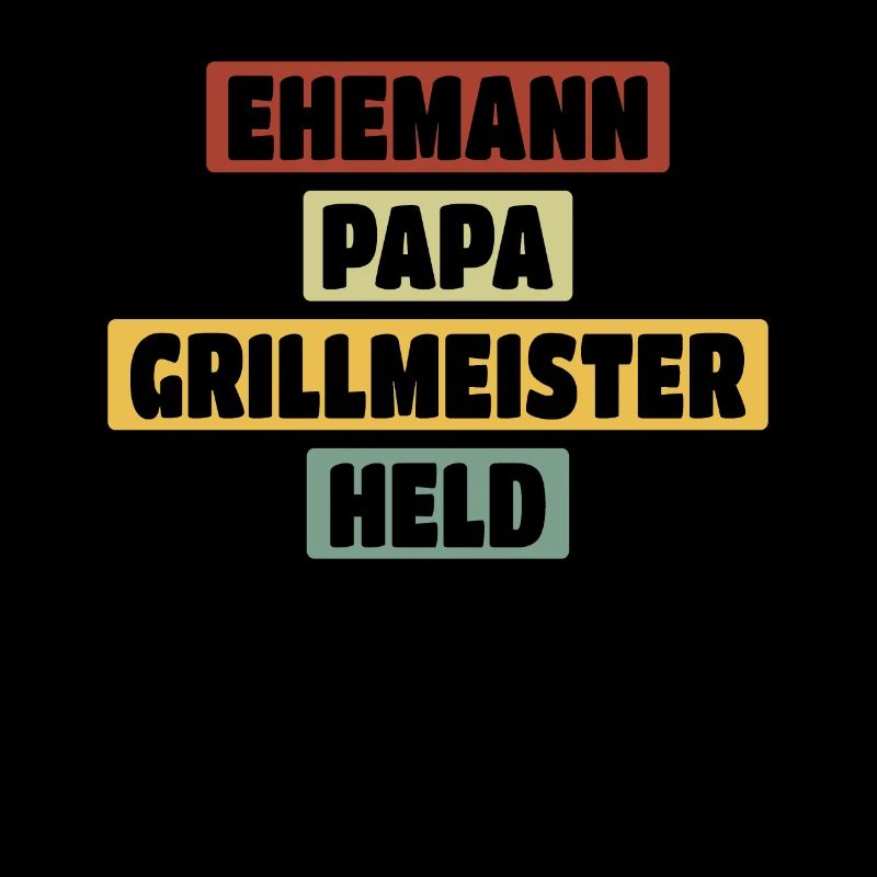 Ehemann Papa Grillmeister Held Vaterschaft