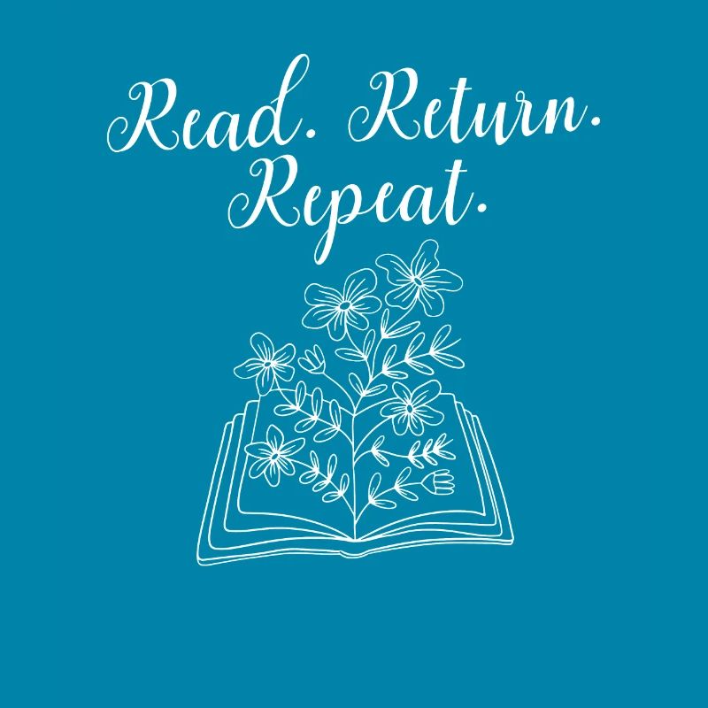 Library Worker Librarian Read Return Repeat Book