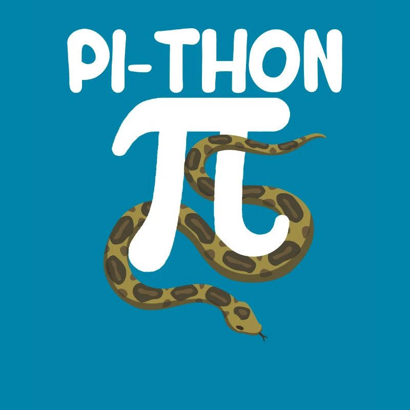 Pi-Thon Lustiger Pi-Tag Python Schlange Mathematik