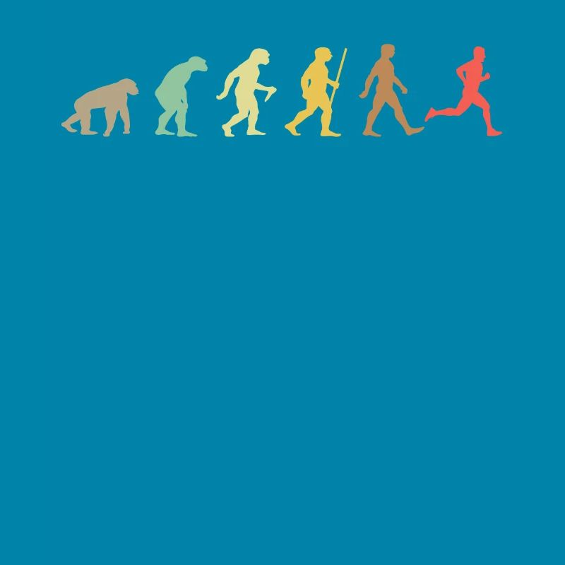 Run Retro Running Evolution Funny Runner Marathon