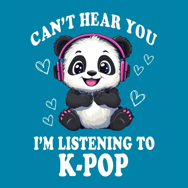 Mignon Panda K-Pop Kpop Corée Musique