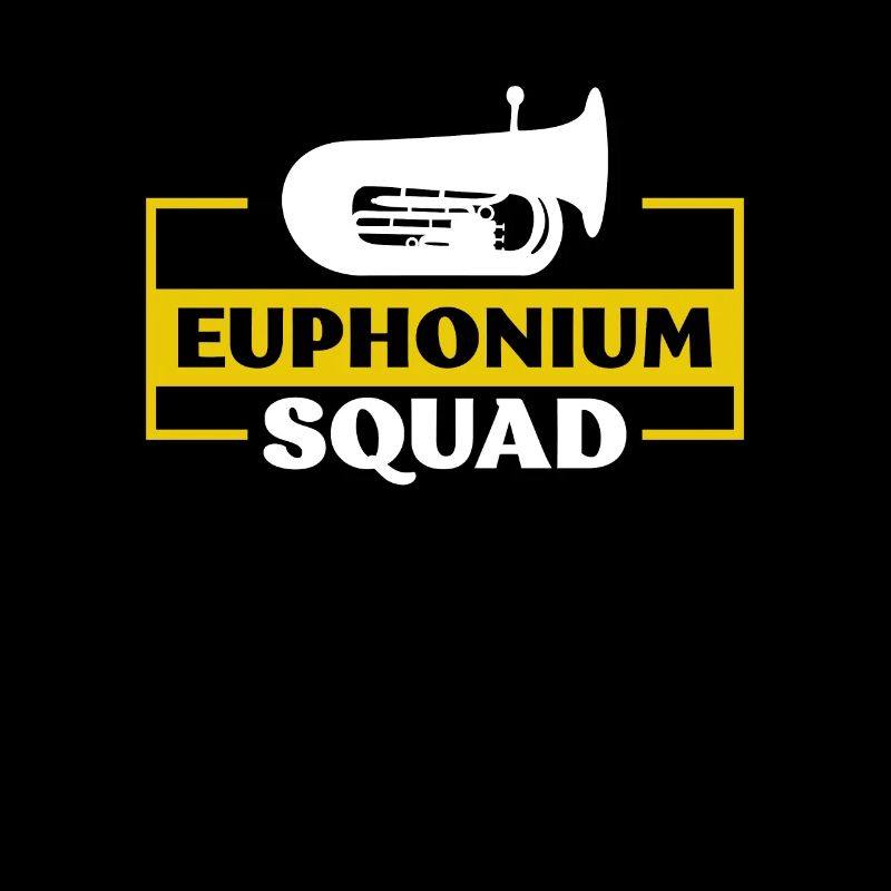 Deep brass marching baritone euphonium