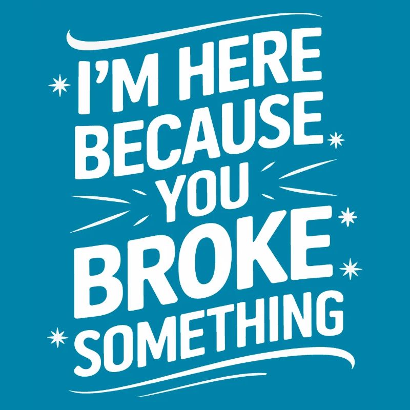 Technischer Support Computerfreak Nerd