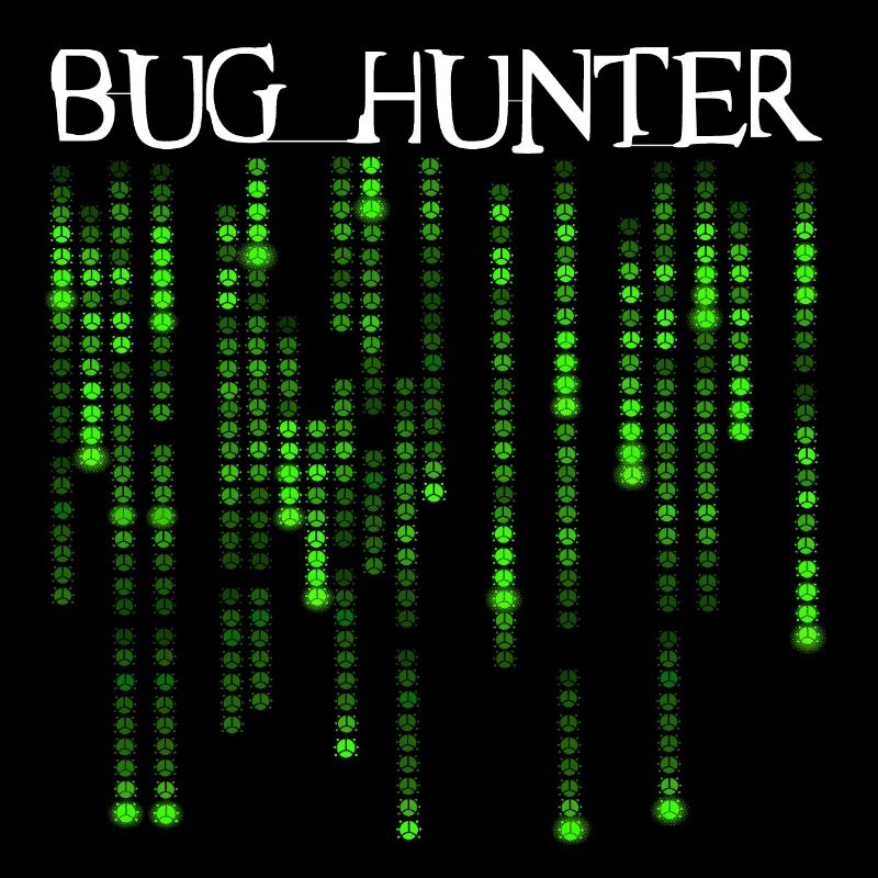 Bug Hunter - Neon Green Source Code Bugs