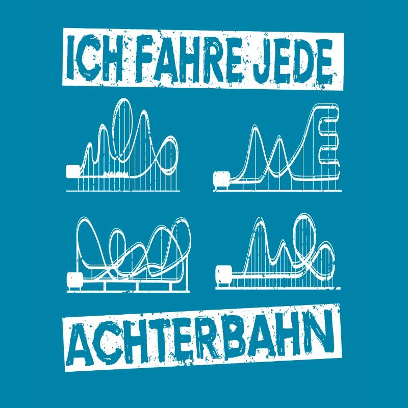 Achterbahn Rollercoaster Freizeitpark Geschenkidee