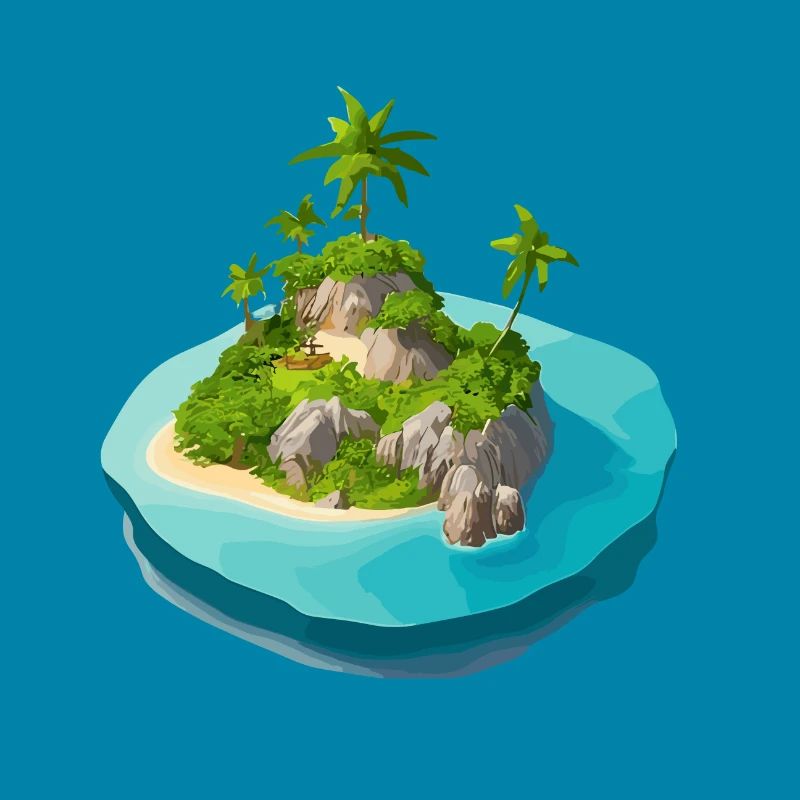 Island vectorized