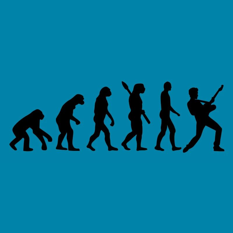 Evolution Rock Musiker