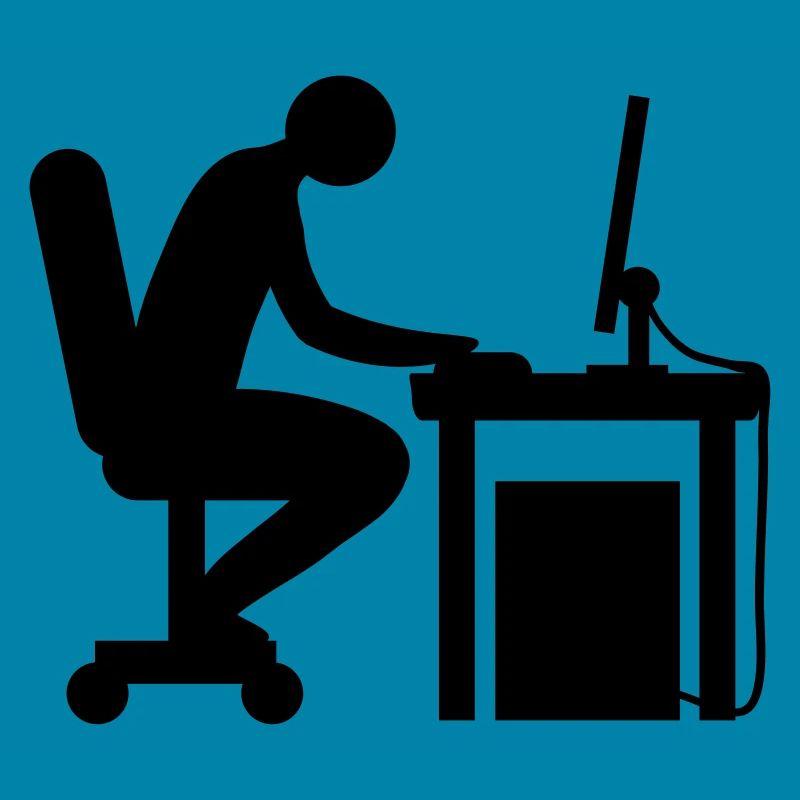 Computer desk nerd
