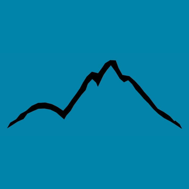 Conception de lignes de belles montagnes