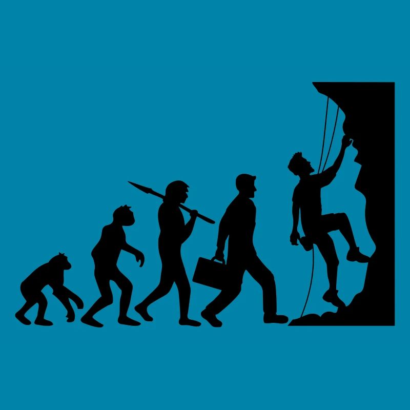 évolution évolution née raide paroi monte