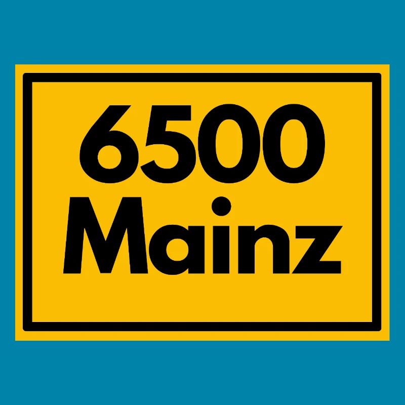 ANCIEN CODE POSTAL RETRO 6500 MAINZ MEEENZ