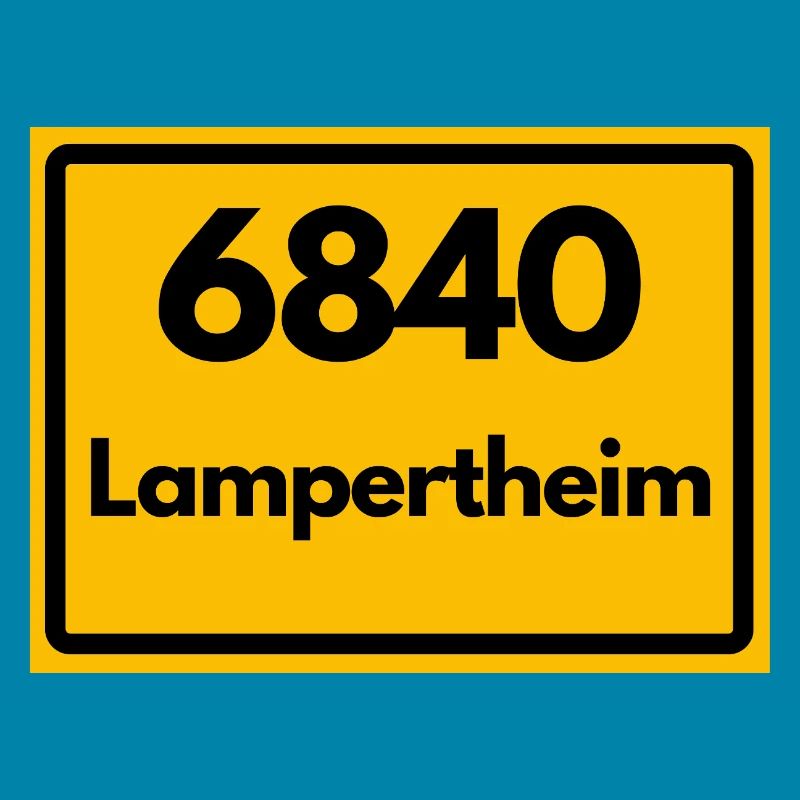 ANCIEN CODE POSTAL RETRO 6840 LAMPERTHEIM