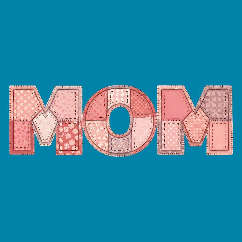 Mom Patchwork Blumen Muster Geschenk