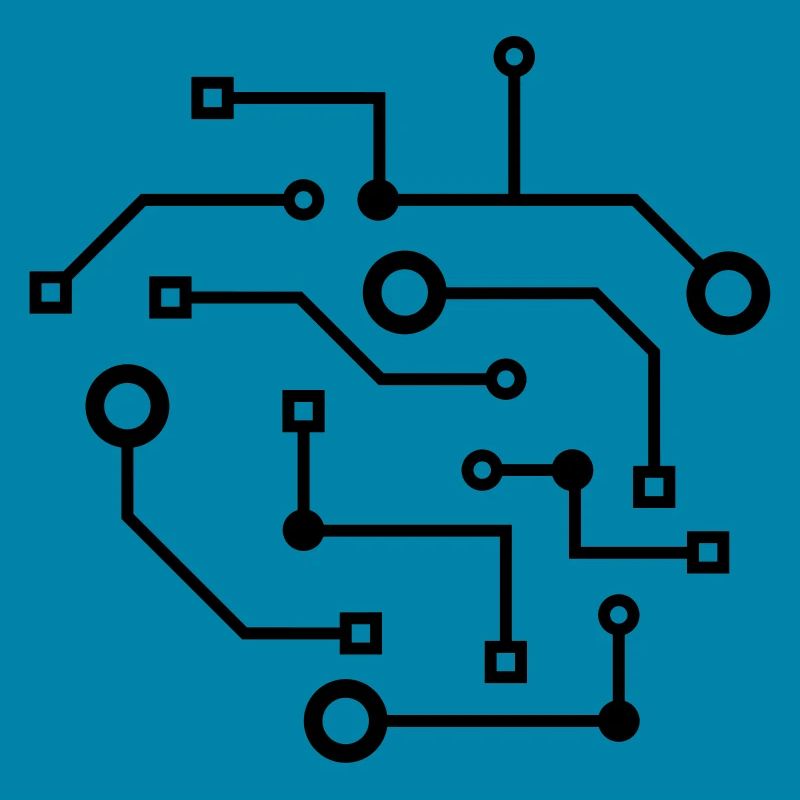 logo cool schaltkreis draht daten microchip kreisl