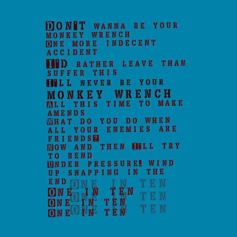 Foo fighters paroles - clé de singe