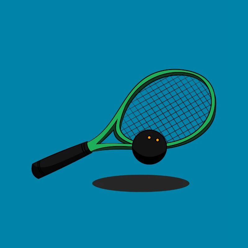 Squashball Squashball Schläger Squashen Squash