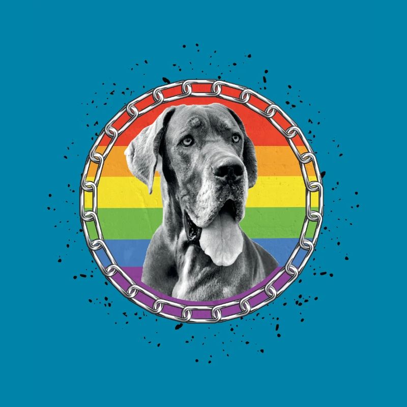 Deutsche Dogge oder Dänische Dogge Pride - hell
