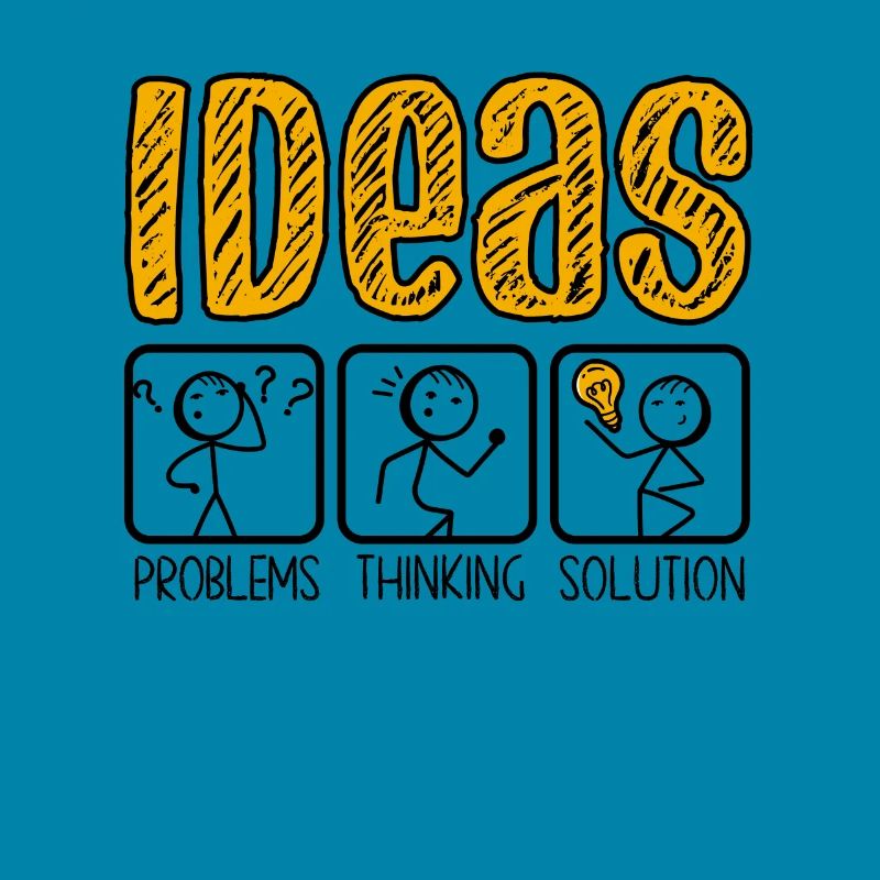 Problem Thinking Stick Figure Solution Thinker