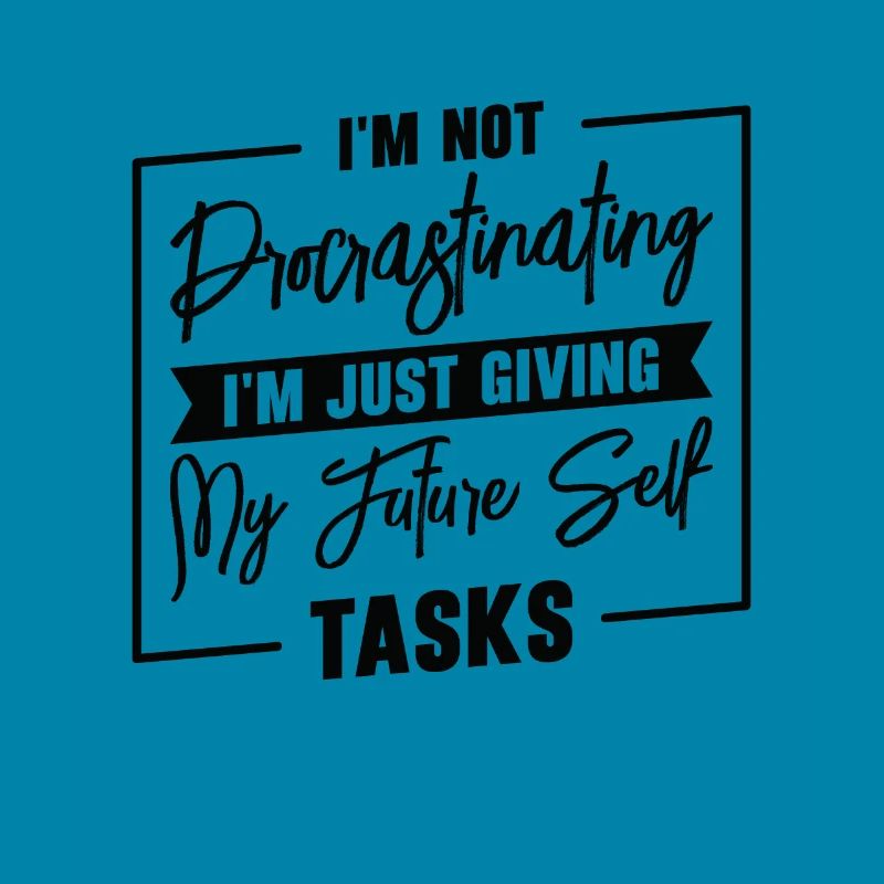 Procrastinating Tasks Procrastinator Delaying Work