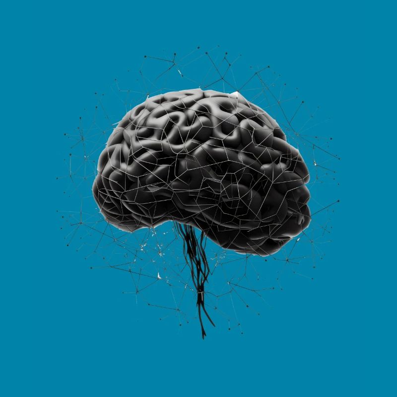 Gehirn Neuronale KI Deep Learning Computeralgorithmus