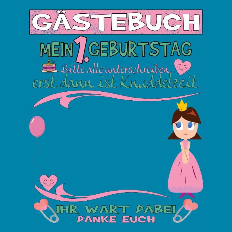 1. Geburtstag Mädchen & Junge Gästebuch