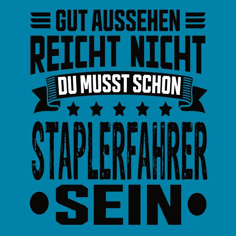 Staplerfahrer Stapler Gabelstapler Staplerfahrerin