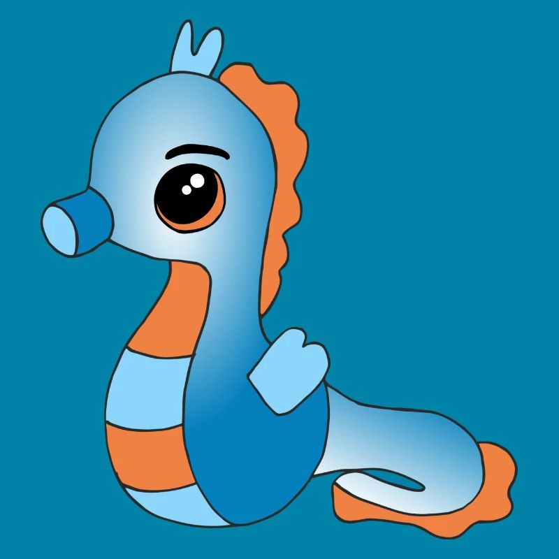 Knuffiges Seepferdchen