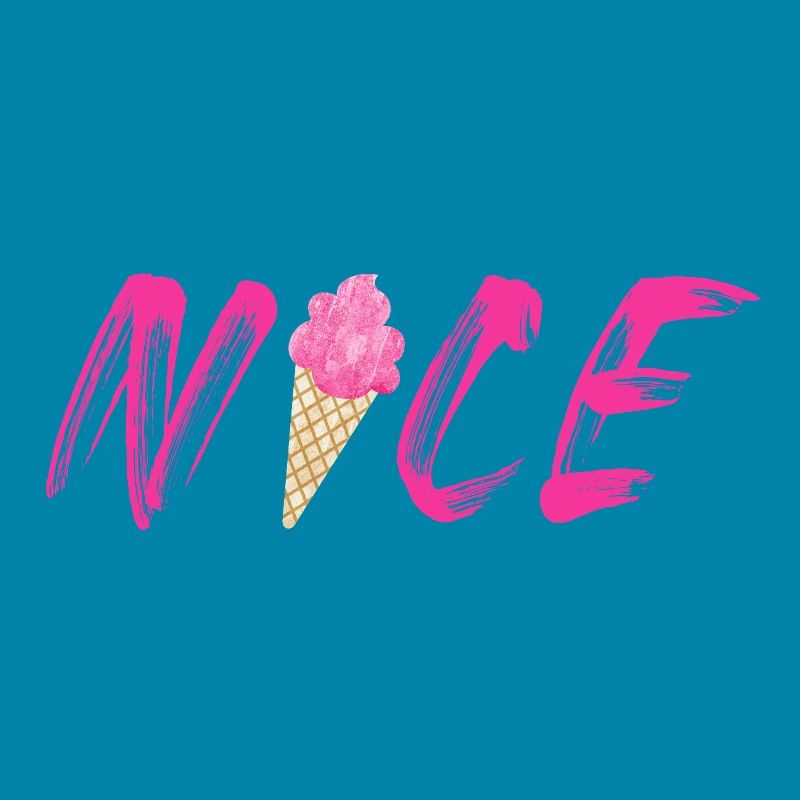 pink Himbeere Erdbeere Eis Eiswaffel nice schön