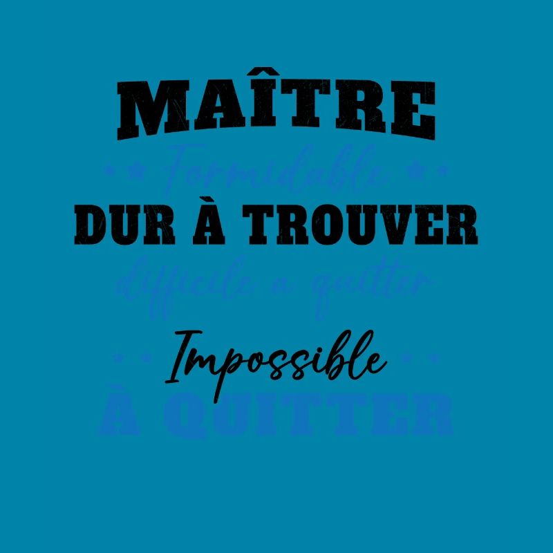 Maître formidable idée cadeau maître d'école
