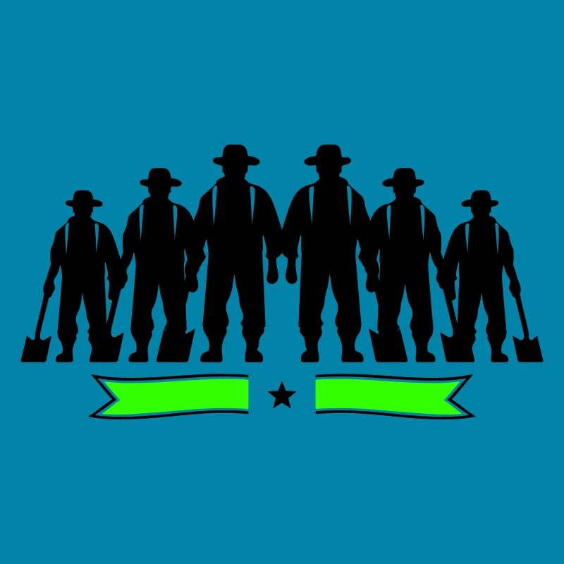 Farmer Bauer Silhouette