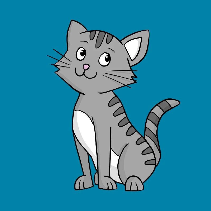 Graue Katze