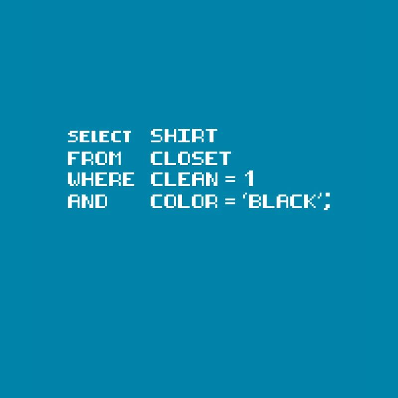 Select Shirt from Closet Programming Coding Dad