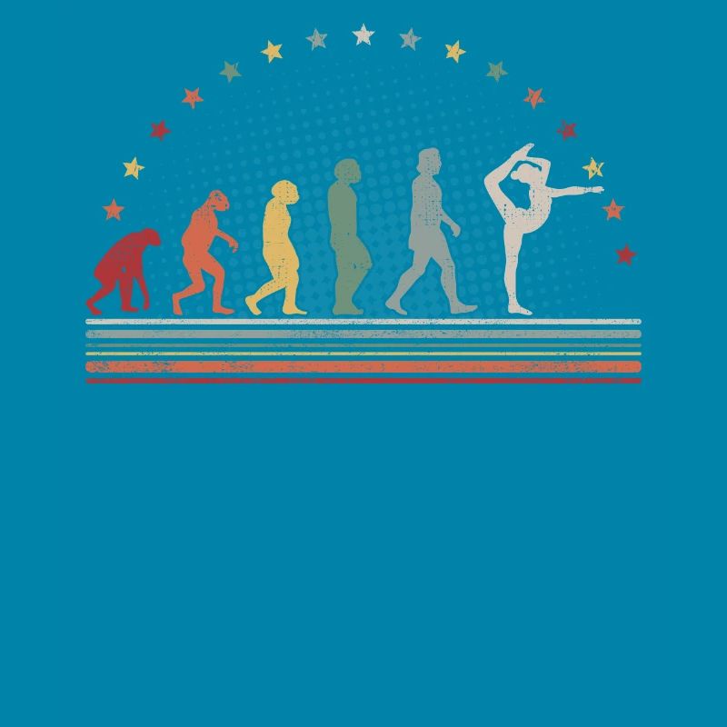 Akrobatik Evolution Retro Bodenturnen Hobby Turnen