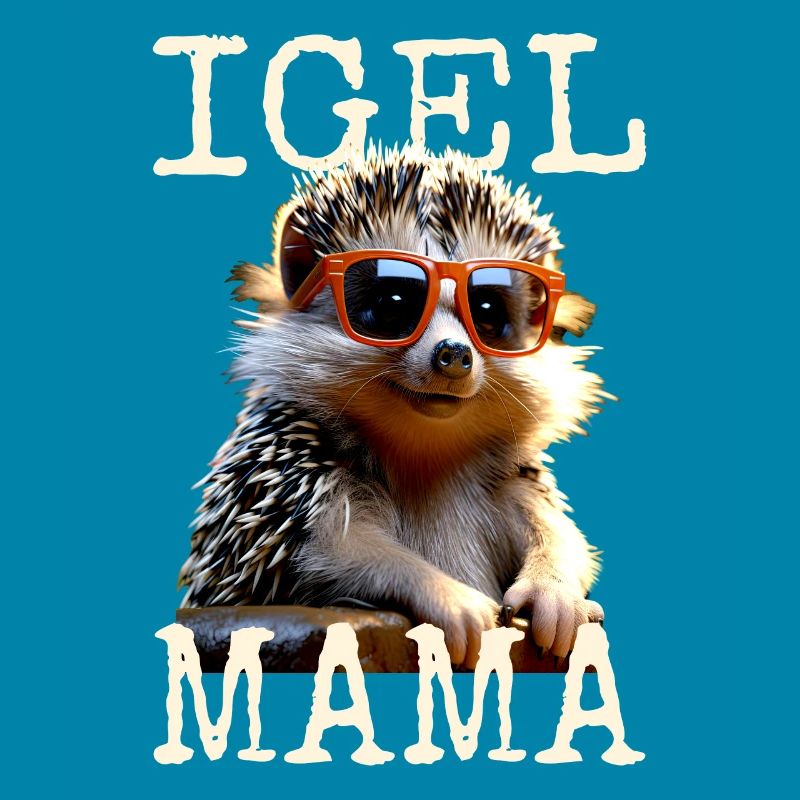 Igel Mama Mom Igelfrau Muttertag Igelmama Igel Mum