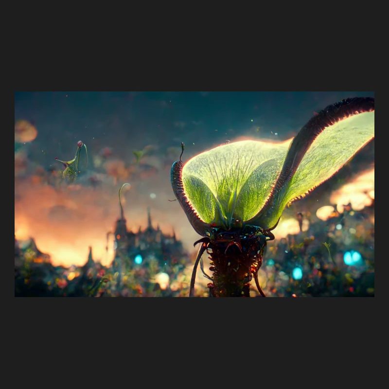 Futuristic Venus flytrap