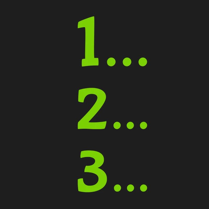 One, two, three