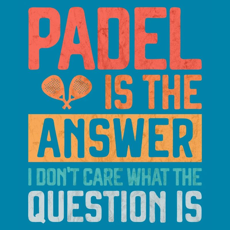 Padel is the Answer Funny Gift for Padel Player